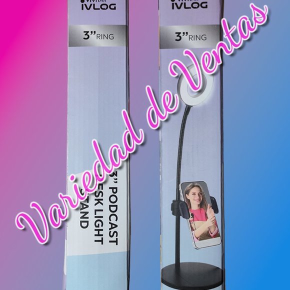 Vivitar 3" Podcast Desk Light Stand - Picture 3 of 3